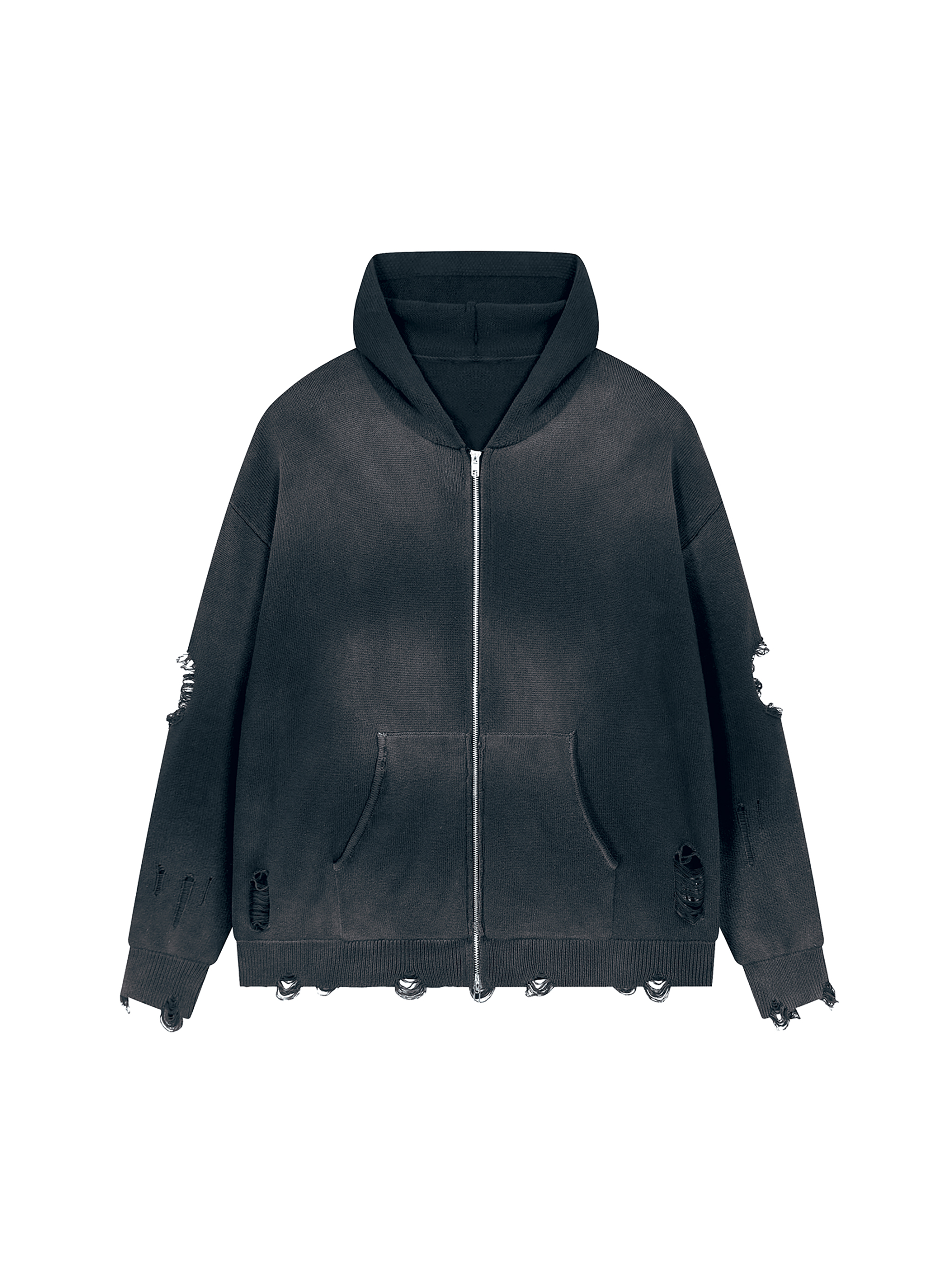 Unisex Sparkles Full Zip Boxy Hoodie #UT0189 | TAPSTITCH