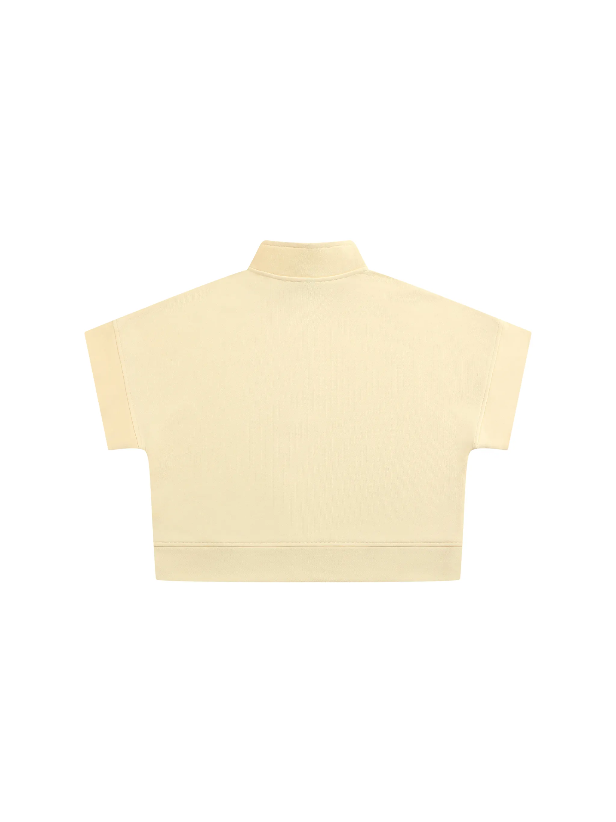 Women's Quarter Zip Crop Sweatshirt