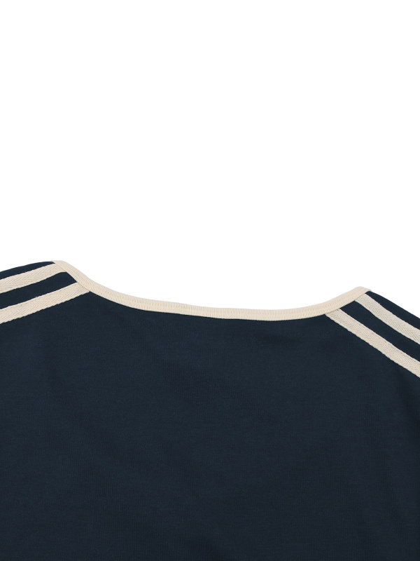Women’s Color Block Crop T-Shirt