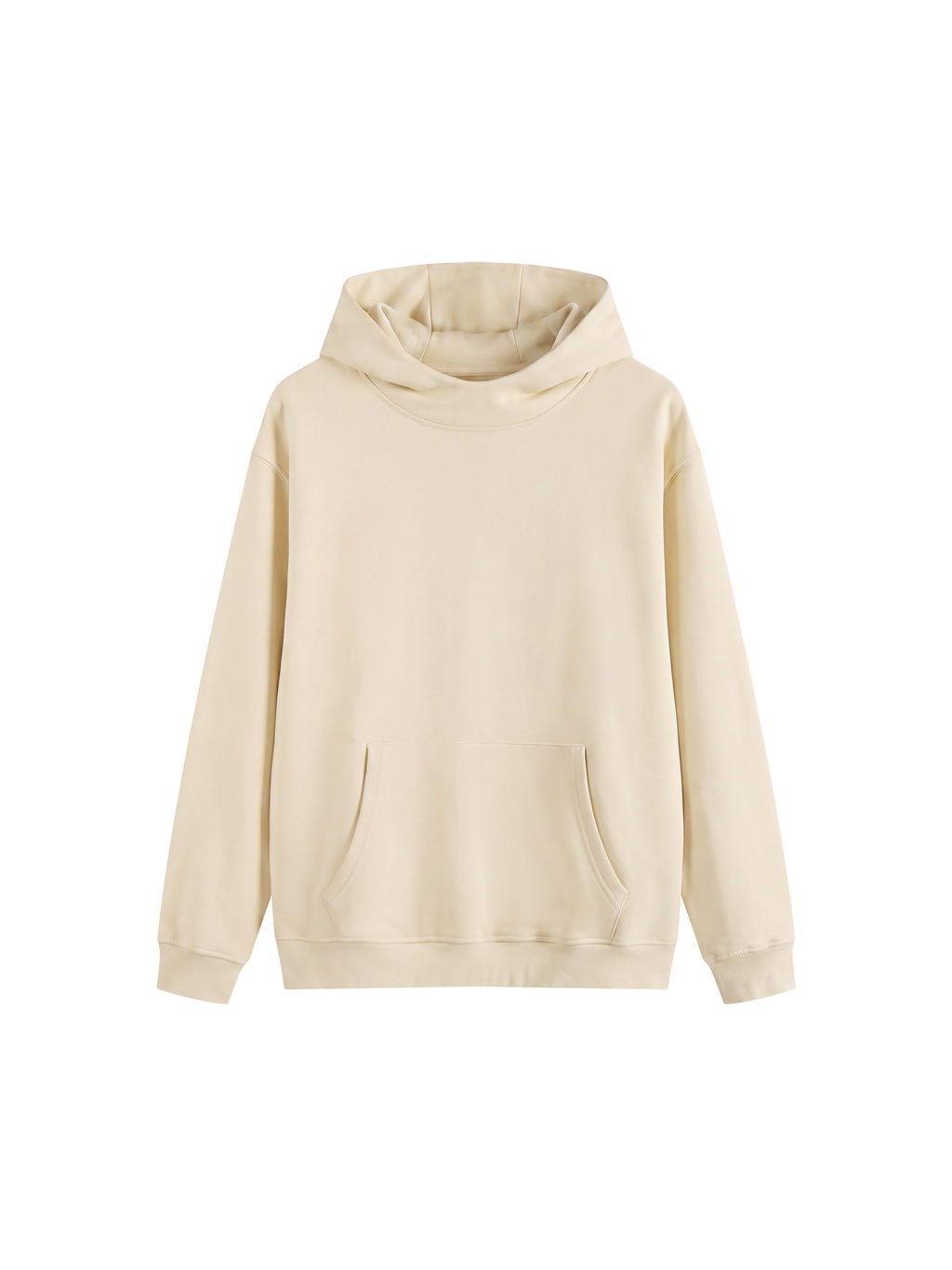 Fleeced High Neck Hoodie - Main Image