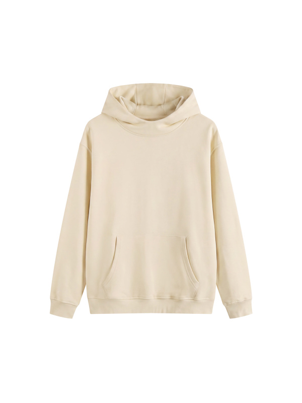 Fleeced High Neck Hoodie