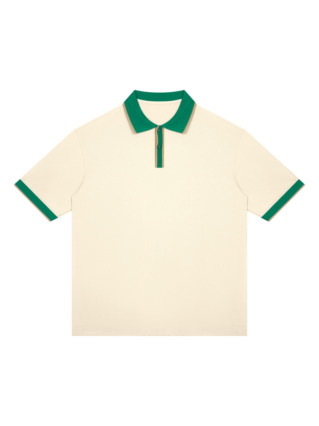 Unisex Color Block Polo Shirt - Main Image