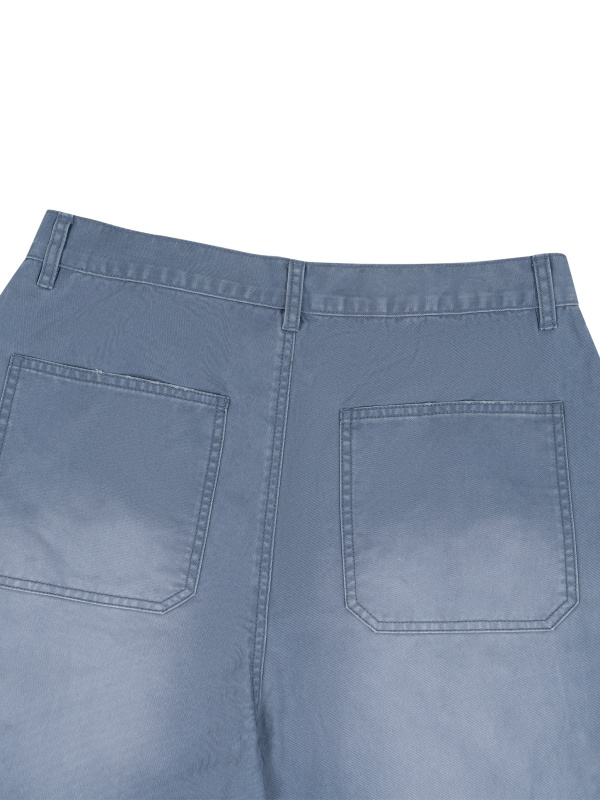 Men's Vintage Wash Splatter Denim Jeans