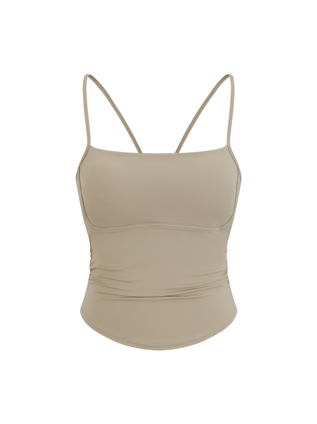 Women's Ruched Yoga Tank Top - Main Image
