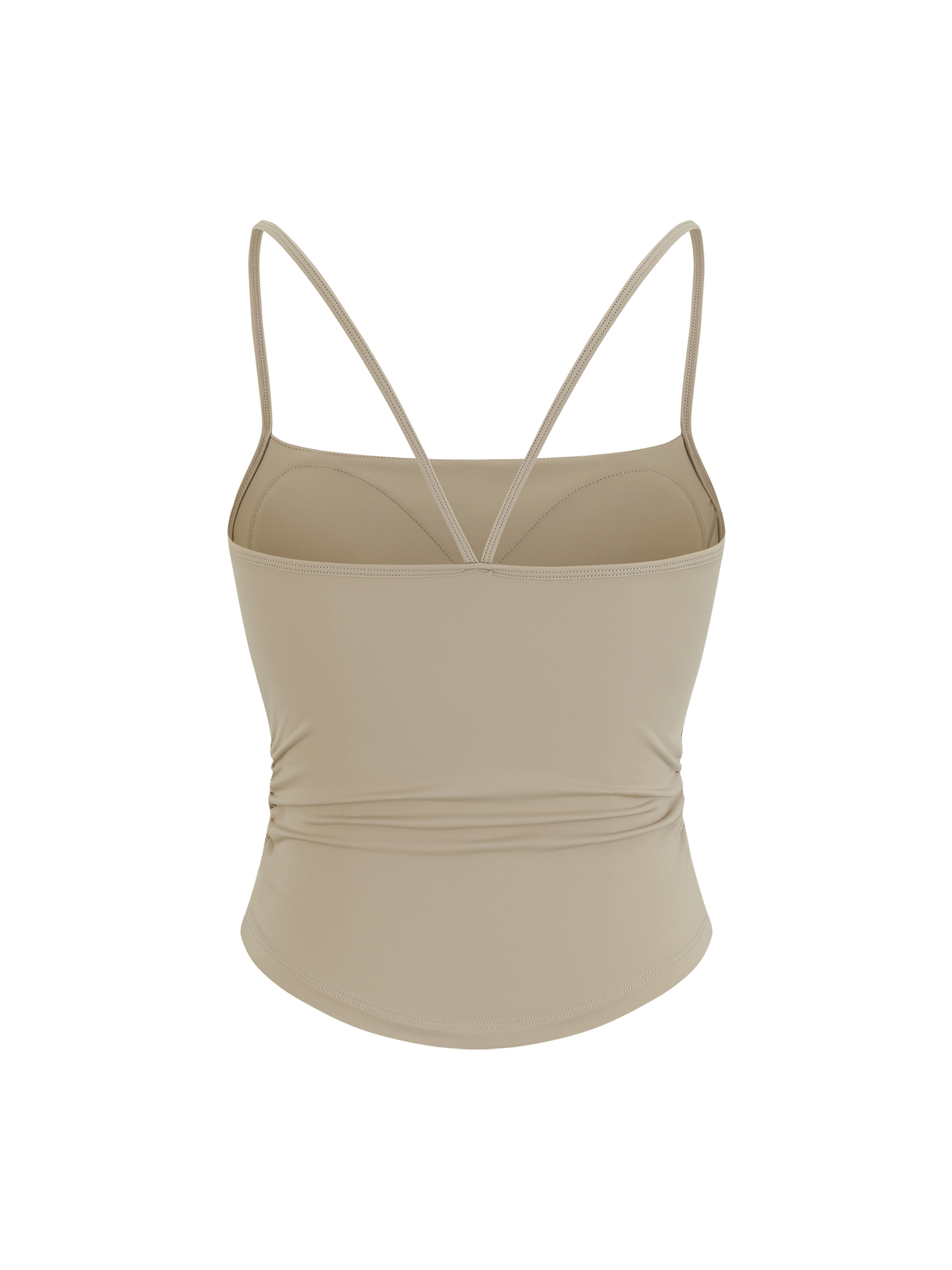 Women's Ruched Yoga Tank Top #WT0277 | TAPSTITCH