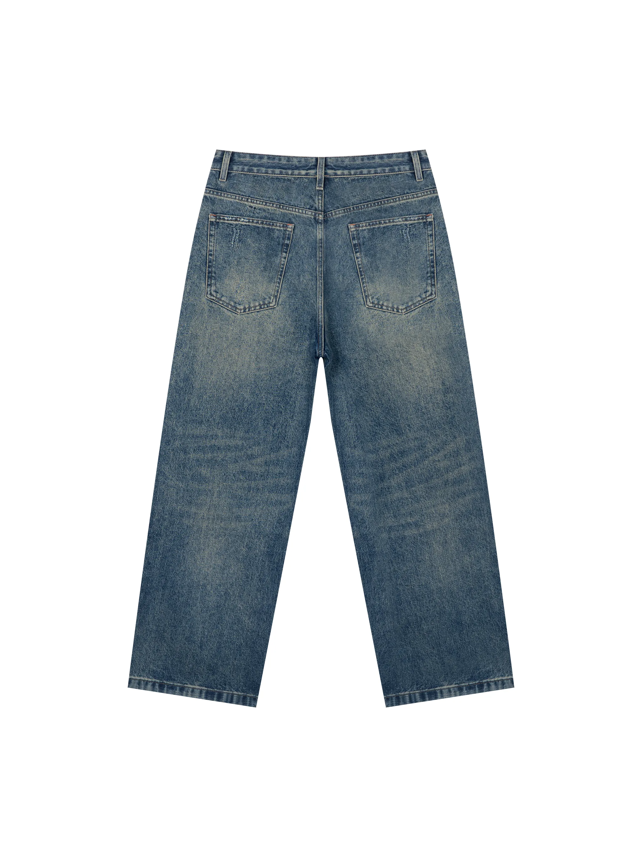 Men's Vintage Wash Denim Jeans