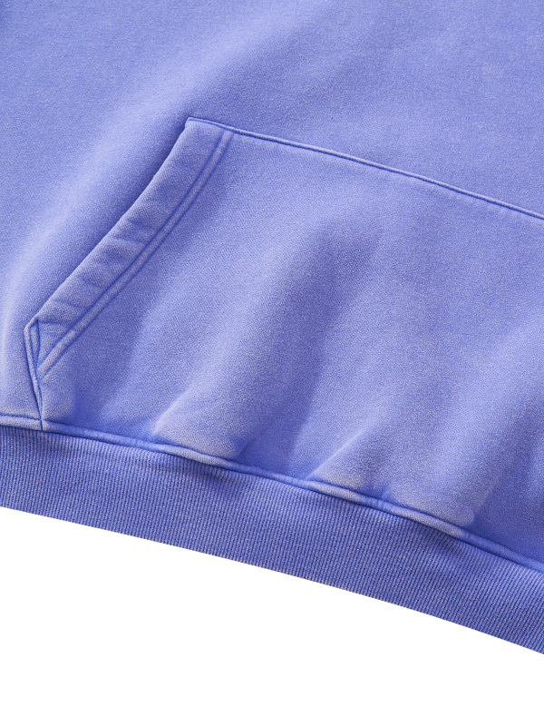 Unisex Vintage Wash Boxy Fleece Hoodie