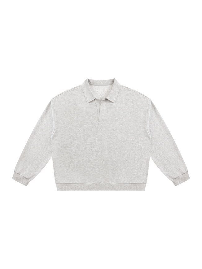 Unisex Oversized Collared Sweatshirt