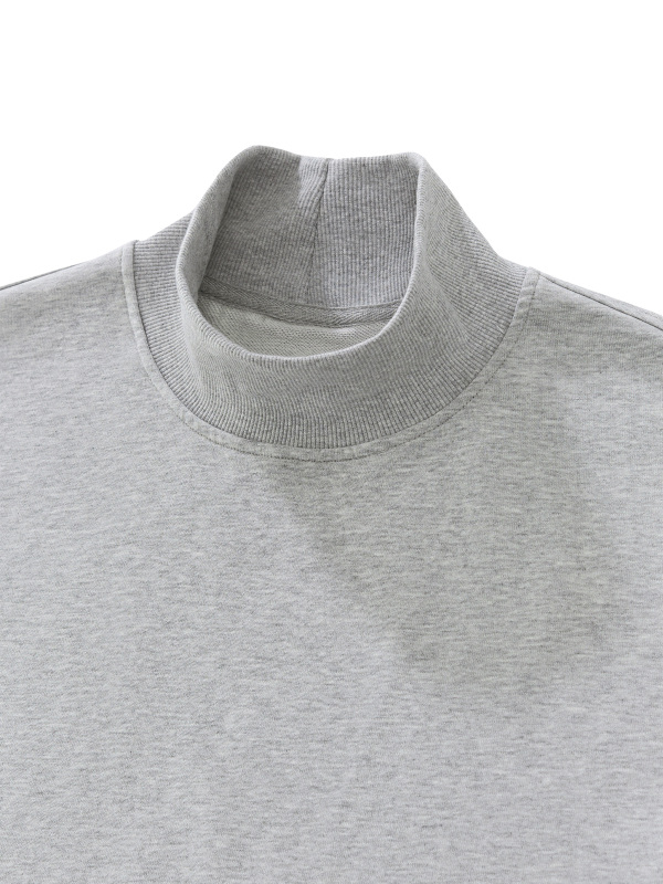 Women's Crop Mock Neck Sweatshirt