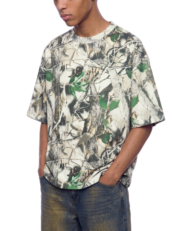 Unisex Tree Camo Boxy T-Shirt