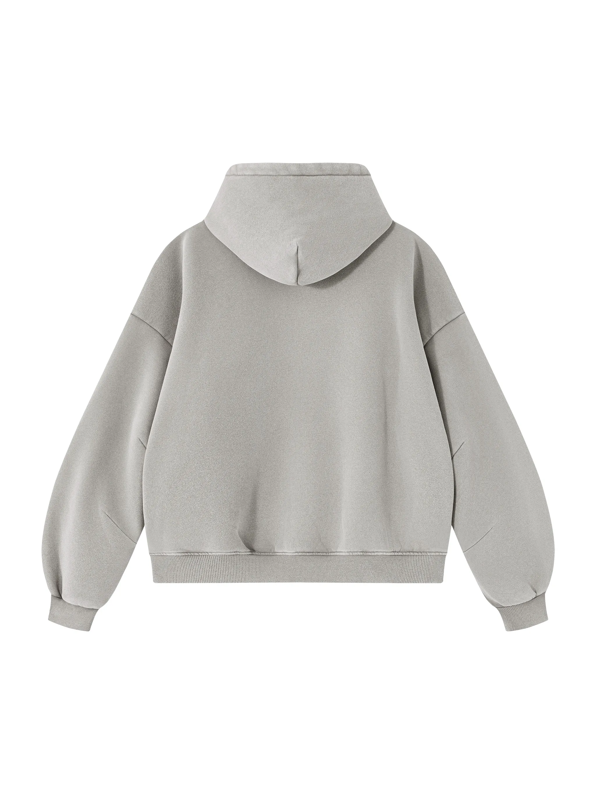 Unisex Vintage Wash Boxy Fleece Hoodie