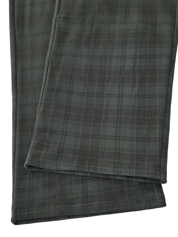 Unisex Plaid Straight Leg Pants