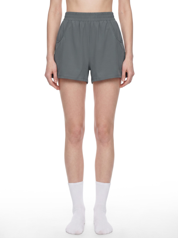 Women's Ruched Yoga Shorts