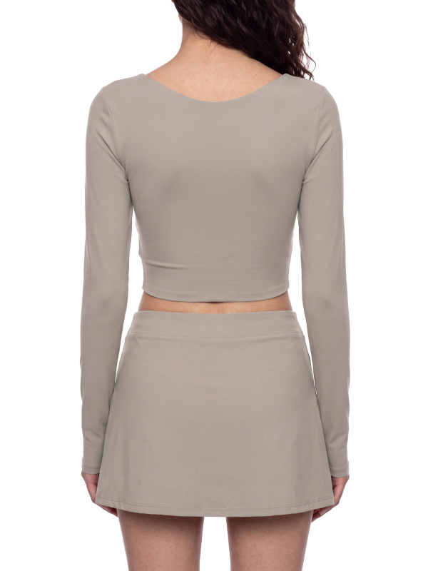 Women's Panelled Long Sleeve Yoga T-Shirt