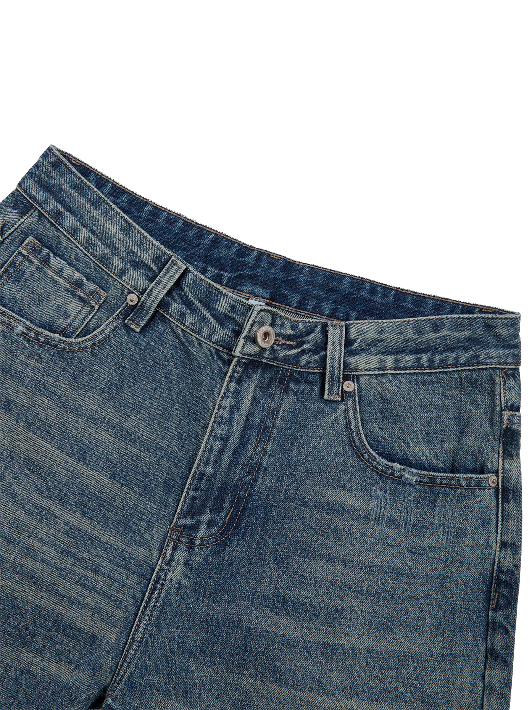 Men's Vintage Wash Denim Jeans