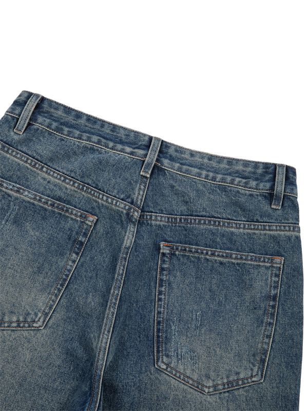 Men's Vintage Wash Denim Jeans