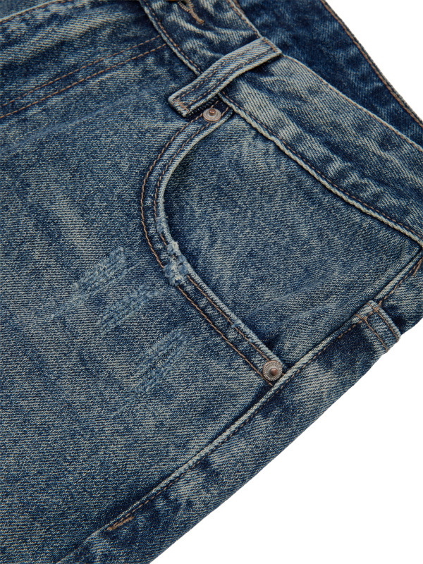 Men's Vintage Wash Denim Jeans
