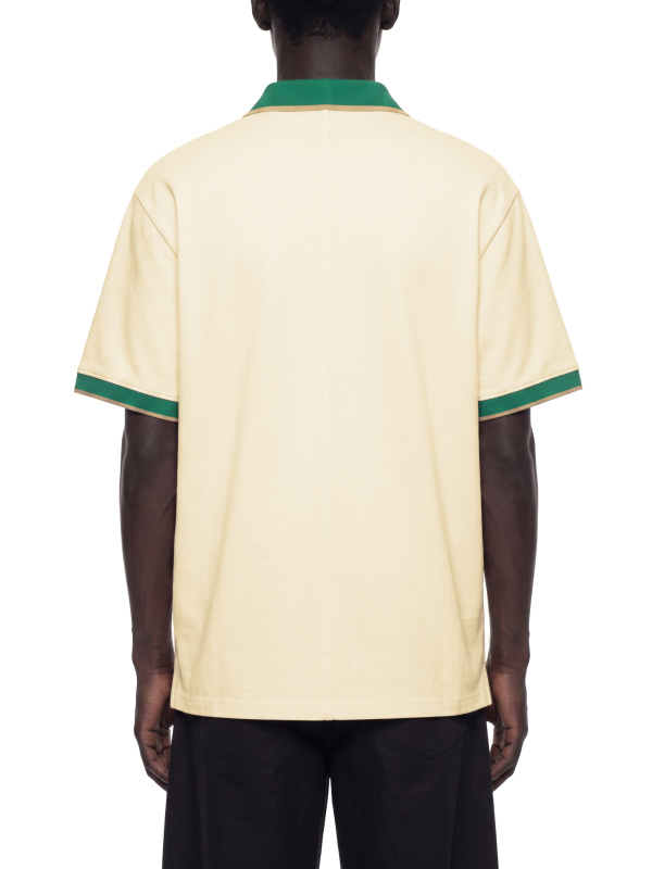 Unisex Color Block Polo Shirt