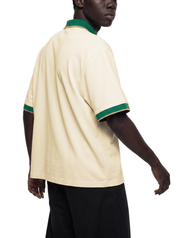 Unisex Color Block Polo Shirt