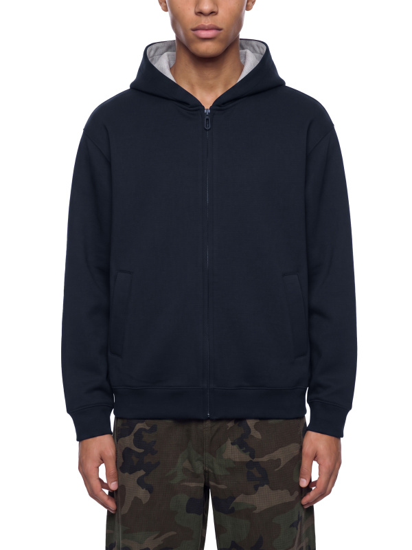 Unisex Drop Shoulder Full Zip Hoodie