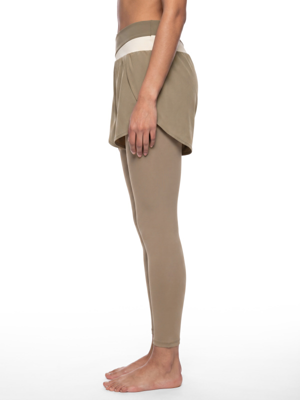 Women's Paneled High Waisted Yoga Leggings