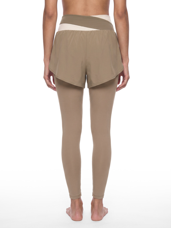 Women's Paneled High Waisted Yoga Leggings