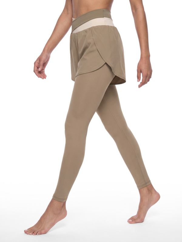 Women's Paneled High Waisted Yoga Leggings