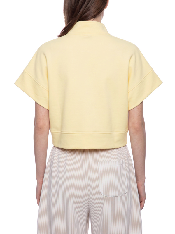 Women's Quarter Zip Crop Sweatshirt