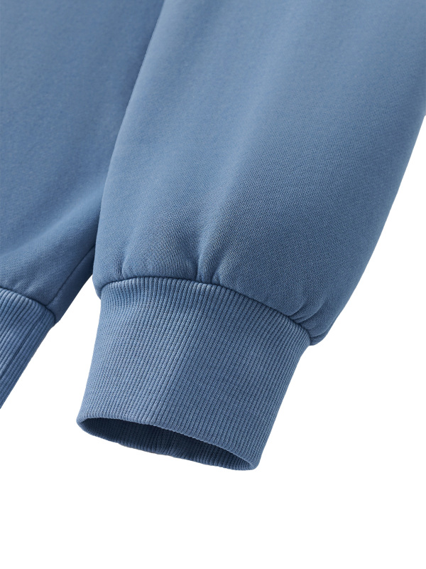 Unisex Vintage Wash Fleece Quarter Zip Sweatshirt