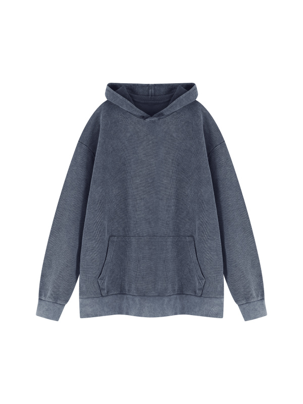Unisex Mineral Wash Oversized Hoodie