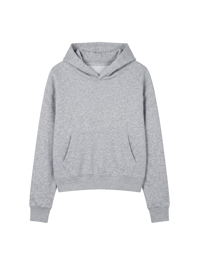 Women’s Crop Drop Shoulder Hoodie