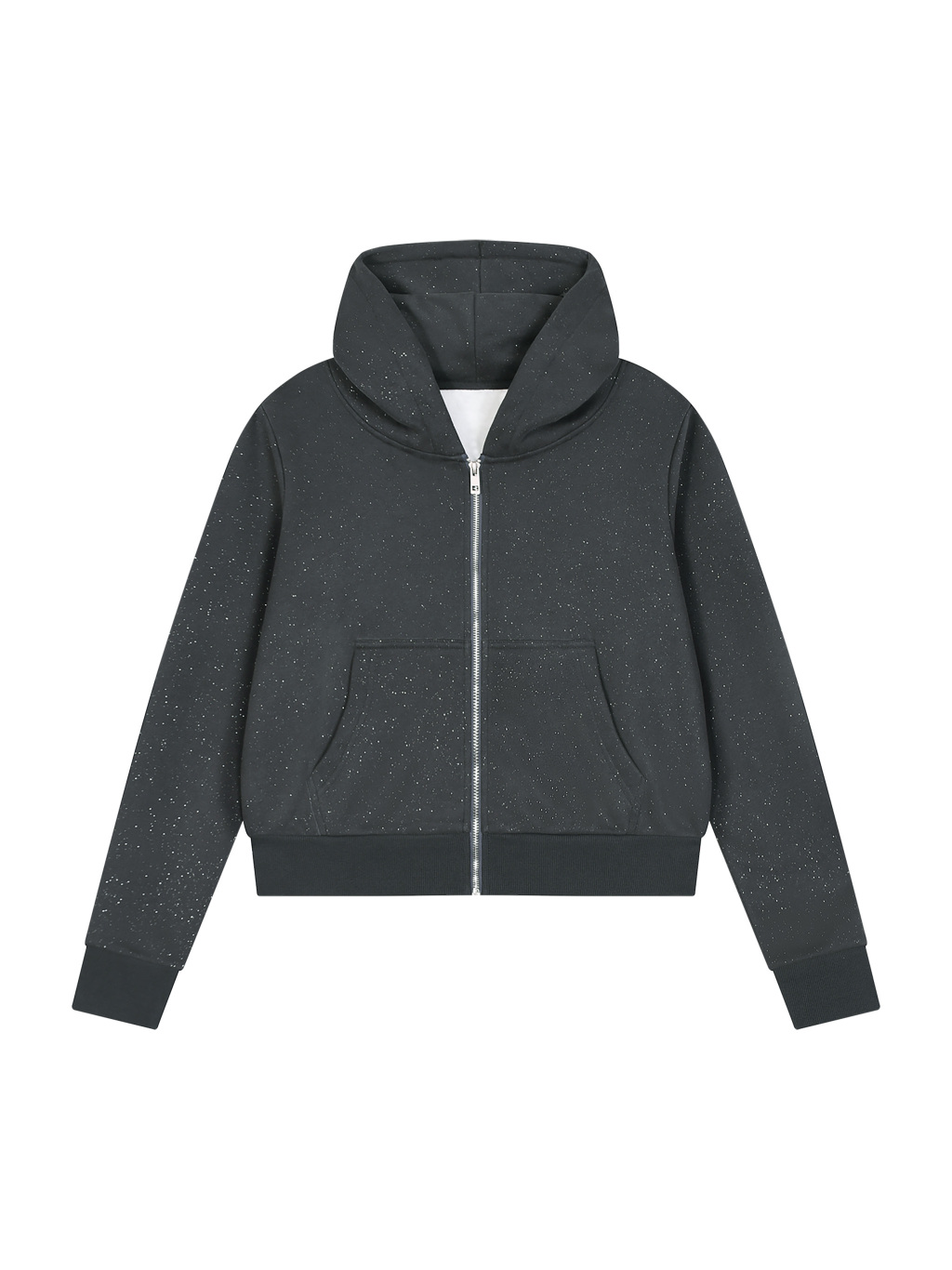 Women's Sparkles Fleece Full Zip Hoodie - Main Image