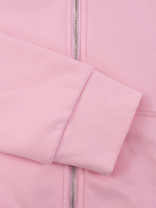 Women's Sparkles Fleece Full Zip Hoodie