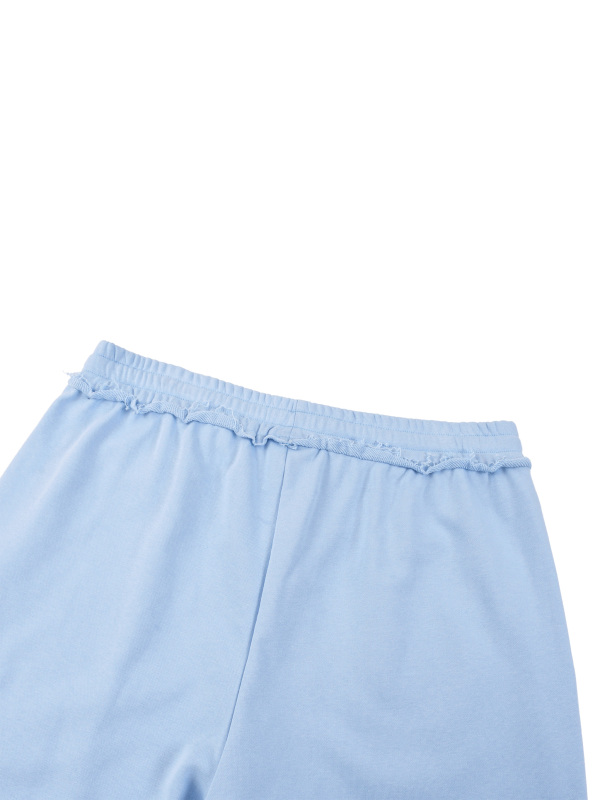 Women’s Wide Leg Raw Edge Sweatpants