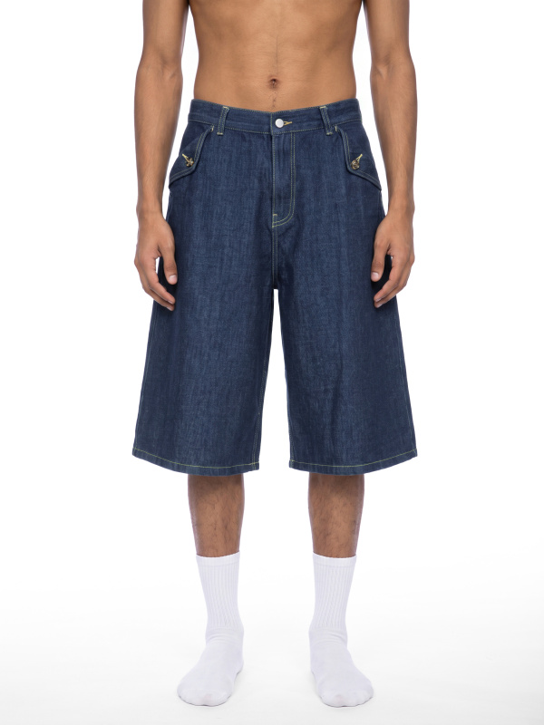Men's Vintage Wash Denim Shorts