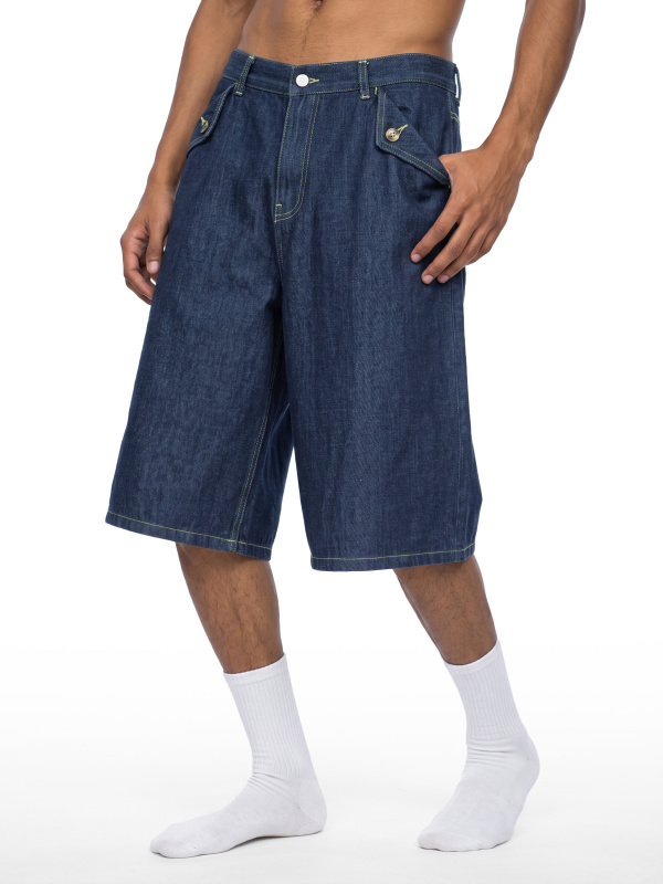 Men's Vintage Wash Denim Shorts