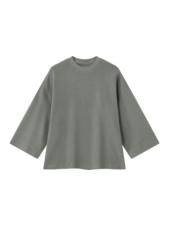 Unisex Waffle Boxy T-Shirt