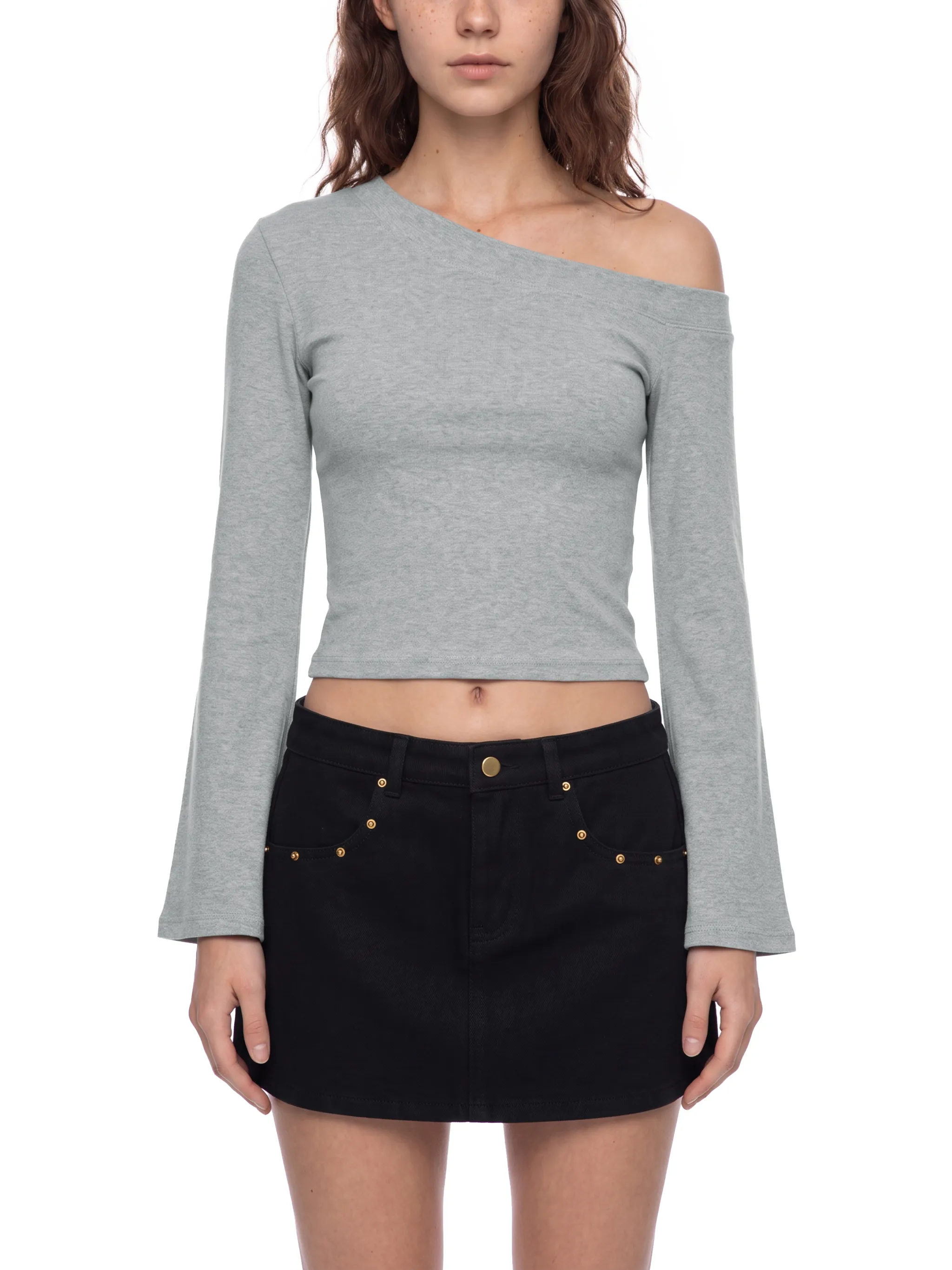 Women's Off-Shoulder Bell Sleeve T-Shirt