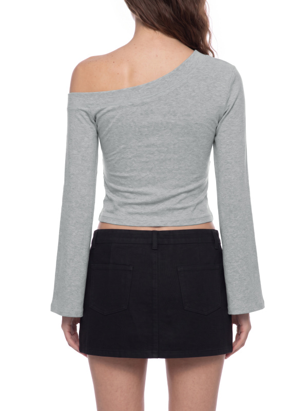Women's Off-Shoulder Bell Sleeve T-Shirt