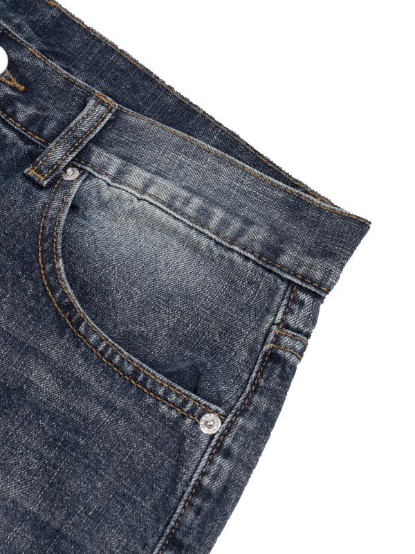 Men's Vintage Wash Denim Jeans 