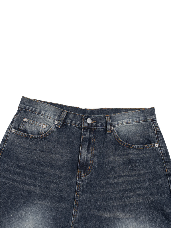 Men's Vintage Wash Denim Jeans 
