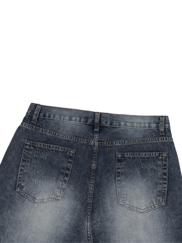 Men's Vintage Wash Denim Jeans 