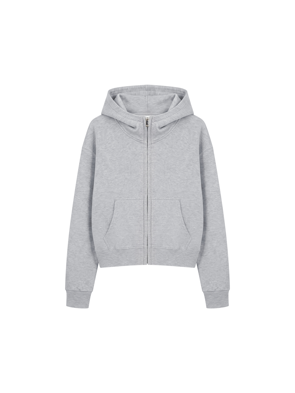 Women's Crop Full Zip Hoodie - Main Image