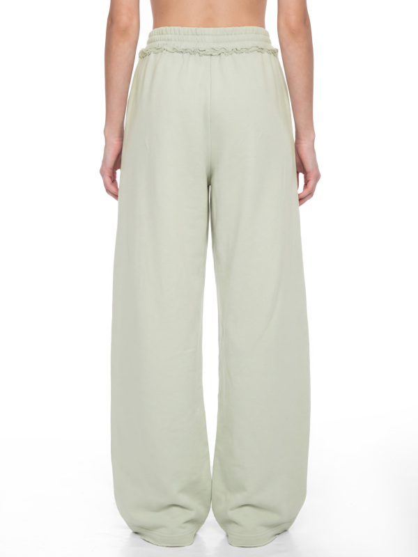 Women’s Wide Leg Raw Edge Sweatpants