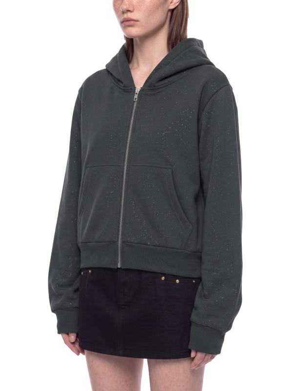 Women's Sparkles Fleece Full Zip Hoodie