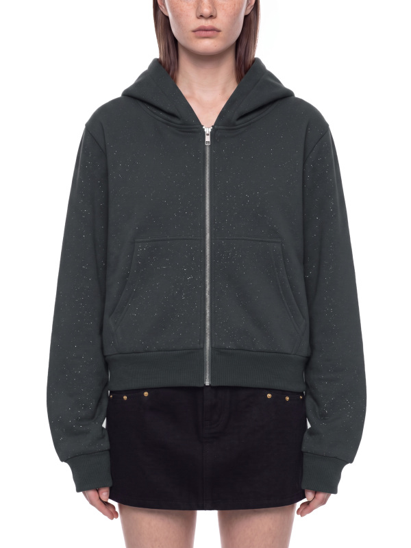Women's Sparkles Fleece Full Zip Hoodie