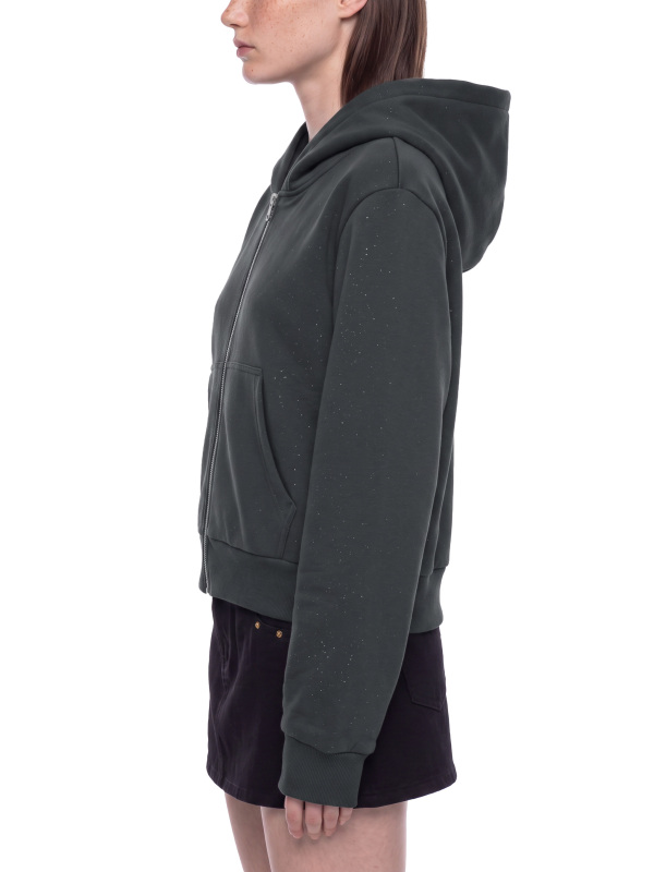 Women's Sparkles Fleece Full Zip Hoodie
