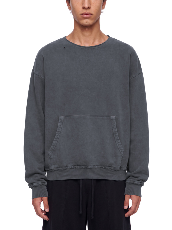 Unisex Raw Edge Crewneck Sweatshirt