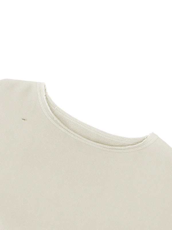 Unisex Raw Edge Crewneck Sweatshirt