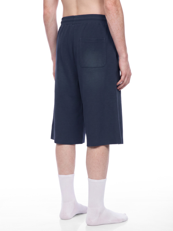 Unisex Sunfade Raw Edge Shorts